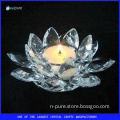 Customized Bling Lotus Acrylic Crystal Candle Holder